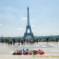 Grand square of the Palais de Chaillot